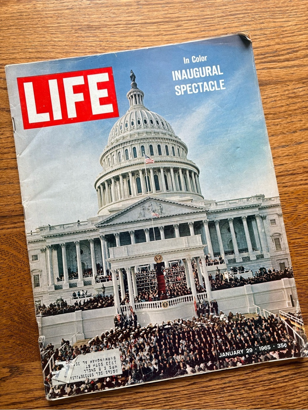Life Magazine Inaugural Spectacle-  January 29, 1965
